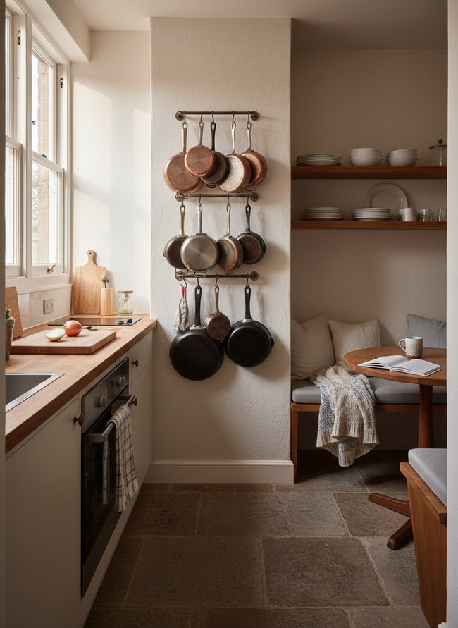 Wall-Mounted Pot Rail