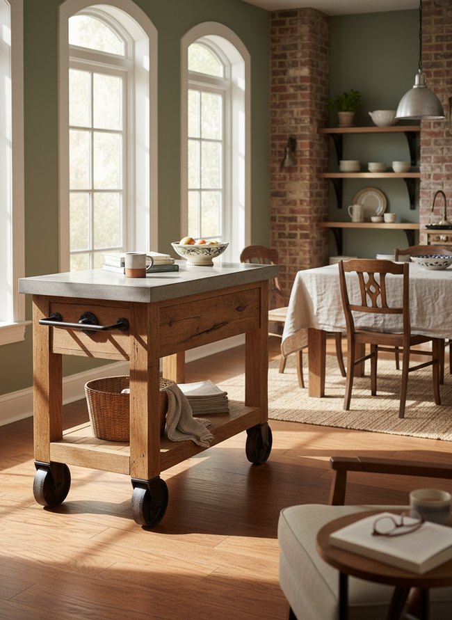 Industrial Style Caster Cart