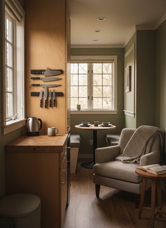 Vertical Stacked Knife Rack