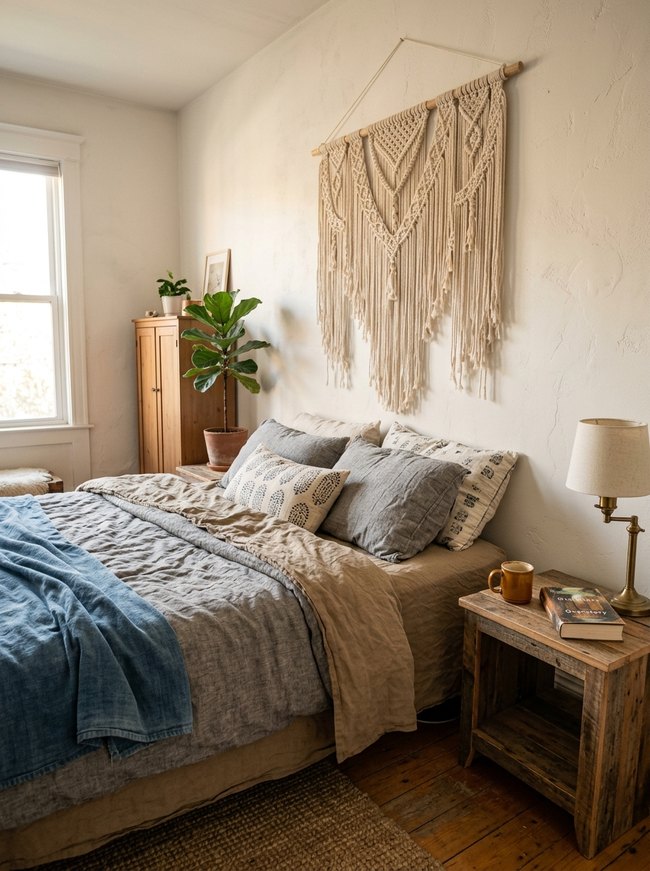 Bohemian Macrame Wall Hanging