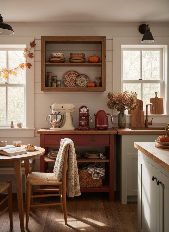 Cranberry Accent Appliance Bar