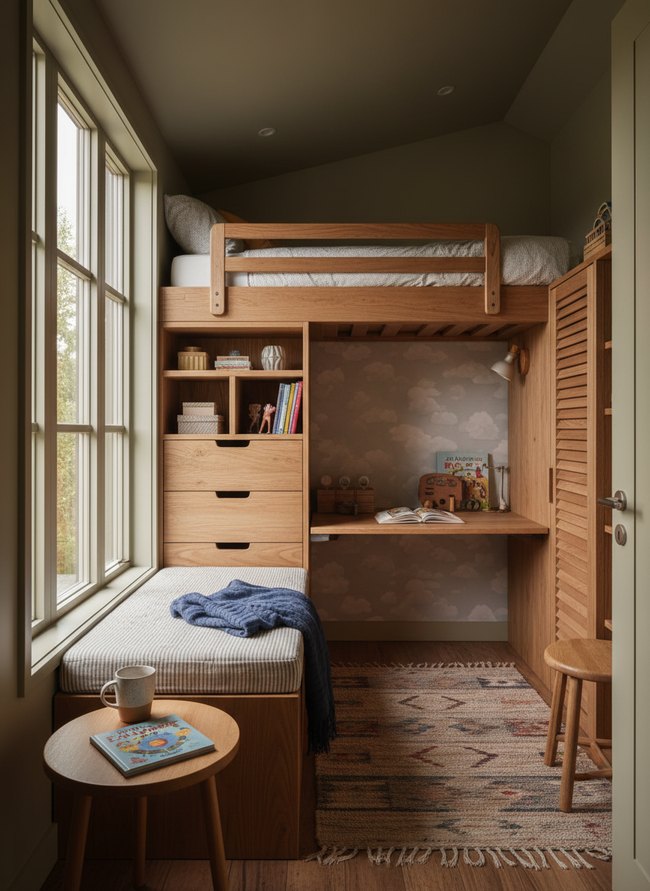 Wall-Mounted Storage Sleep