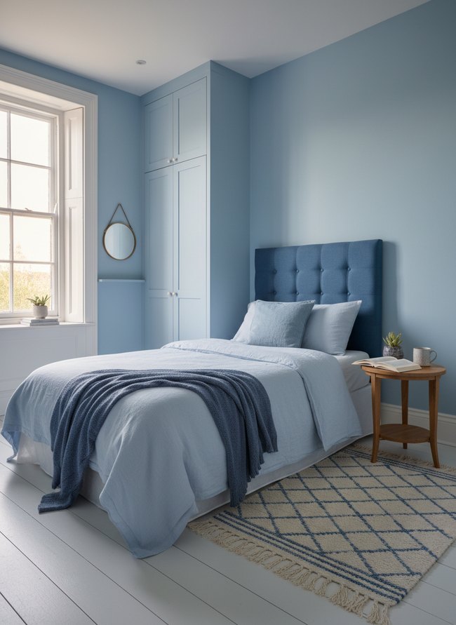 Powder Blue Serenity Hues