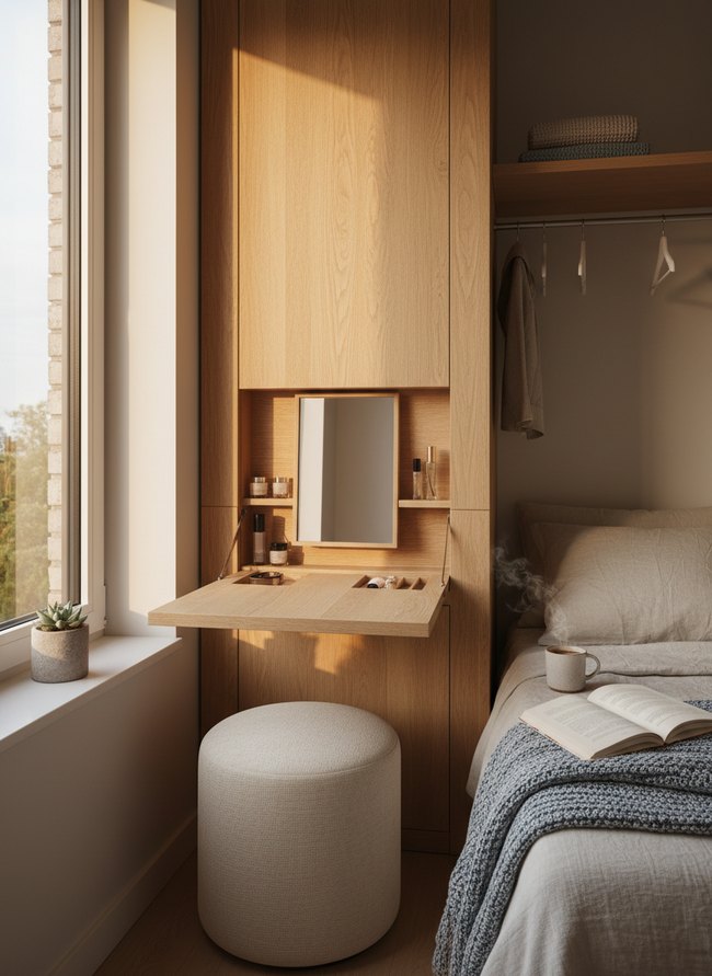 Hidden Compartment Vanity Panel