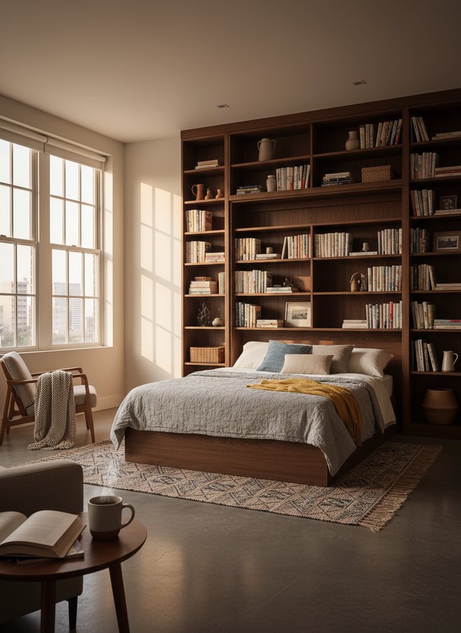 Bookshelf Convertible Sleeping
