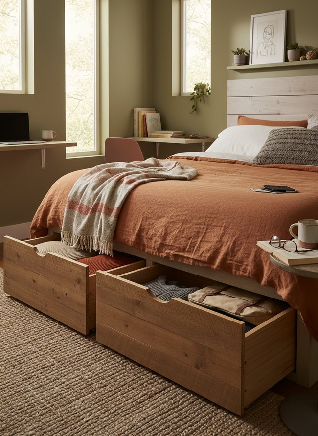 Under-Bed Storage Drawers