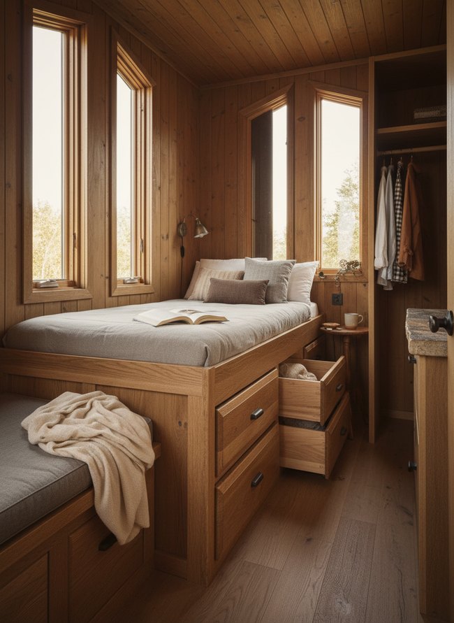 Captain's Bed With Drawers
