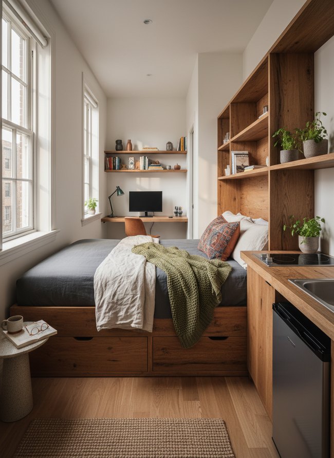 Integrated Storage Bedscape