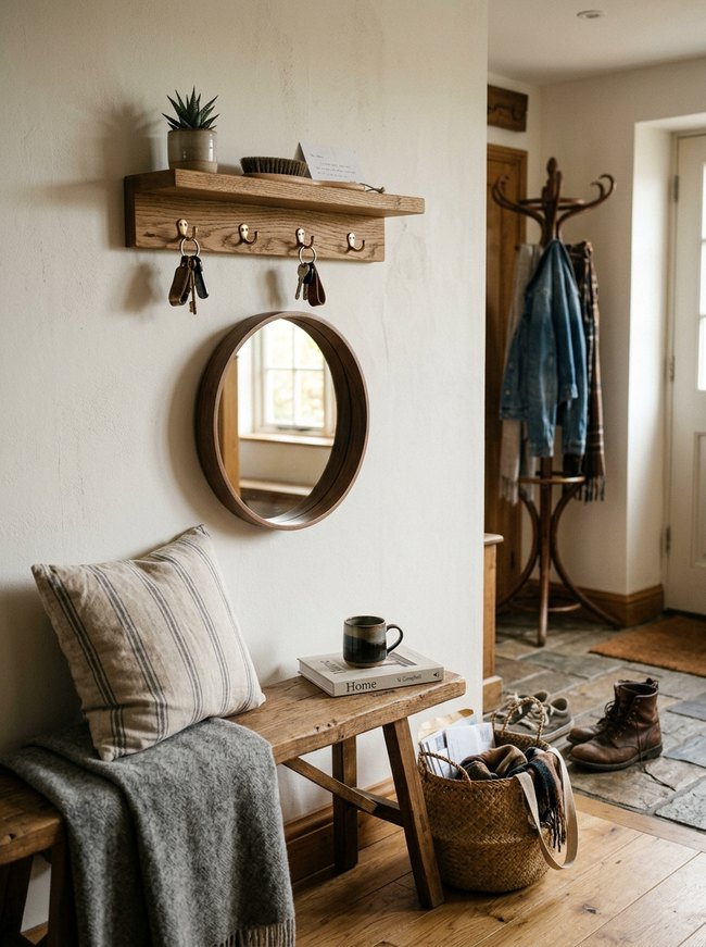Floating Shelf Key Holder