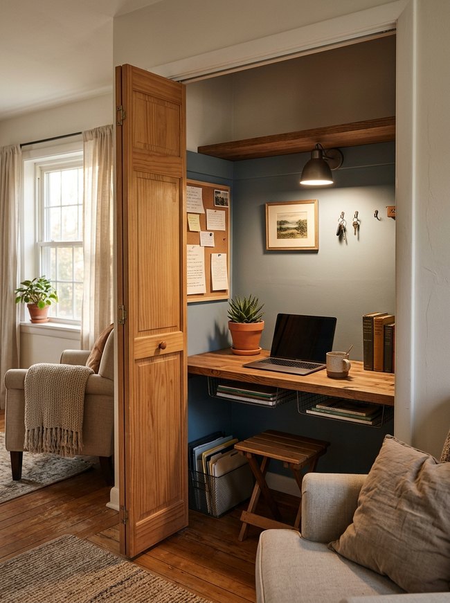 Hidden Closet Office Reveal