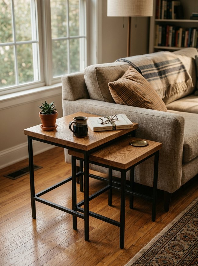 Nesting Coffee Side Tables