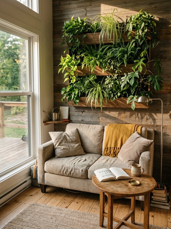Vertical Garden Accent Wall
