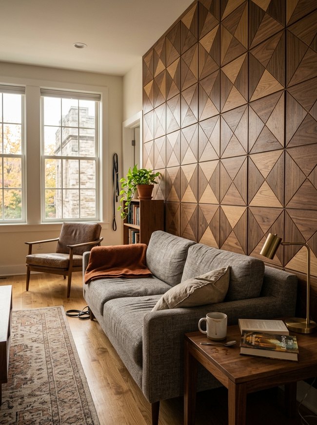 Geometric Accent Wall Panel