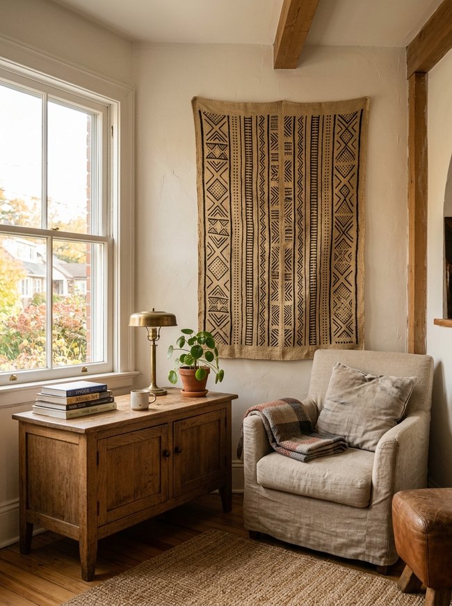 Artisanal Mudcloth Wall Art