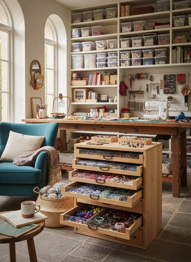 Tiered Bead Organizer Cart