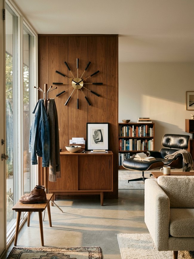 Starburst Clock Entryway
