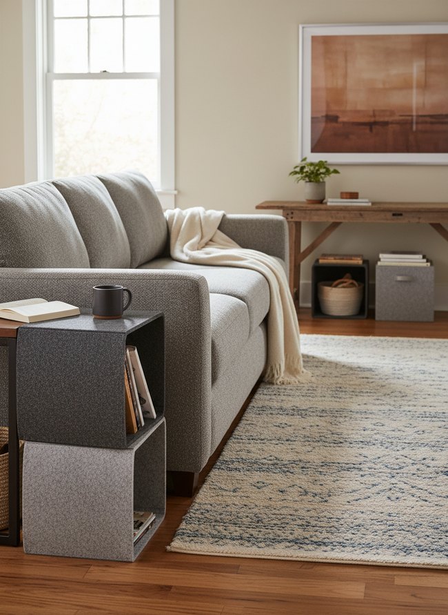 Stackable Felt Storage Cubes