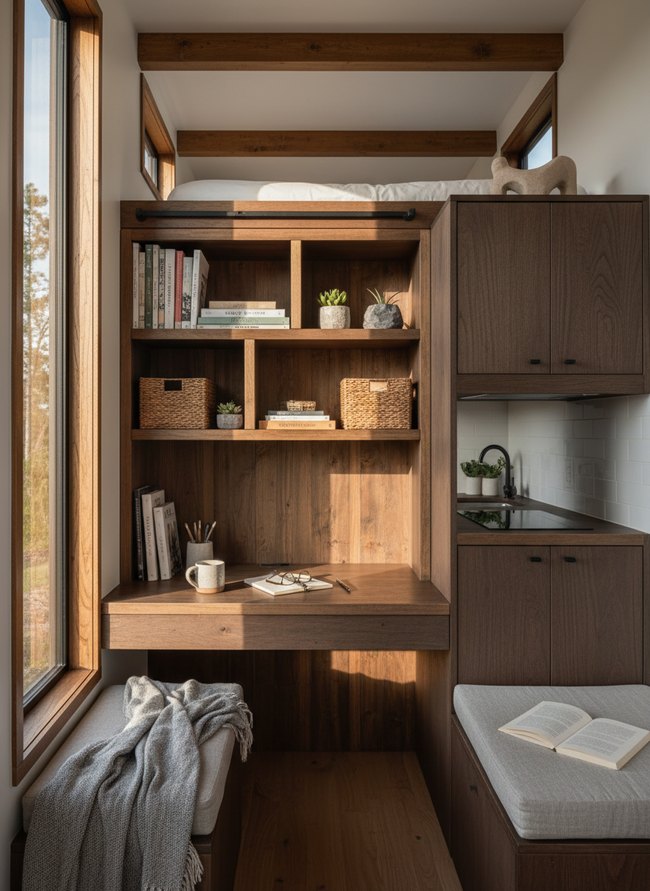 Combined Desk Storage Solution