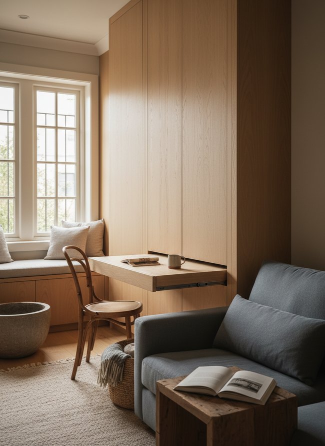 Secret Pull-Out Desk