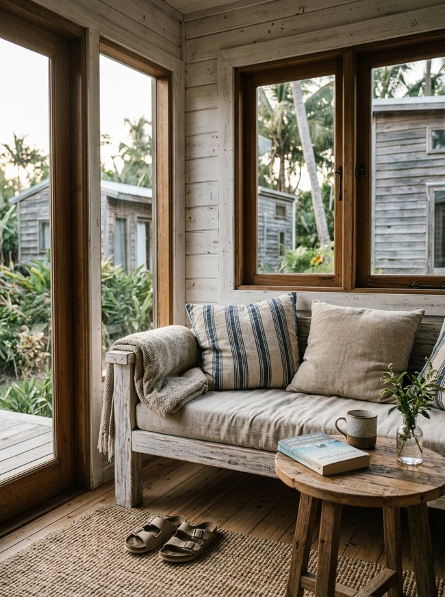 Whitewashed Driftwood Lounge