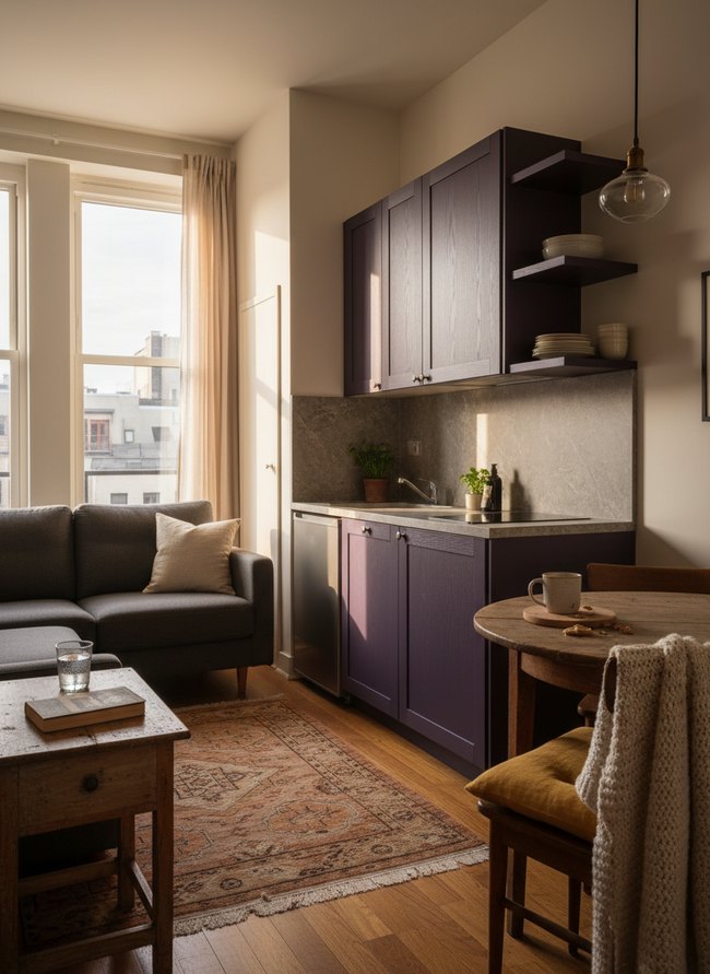 Dark Berry Nordic Kitchen