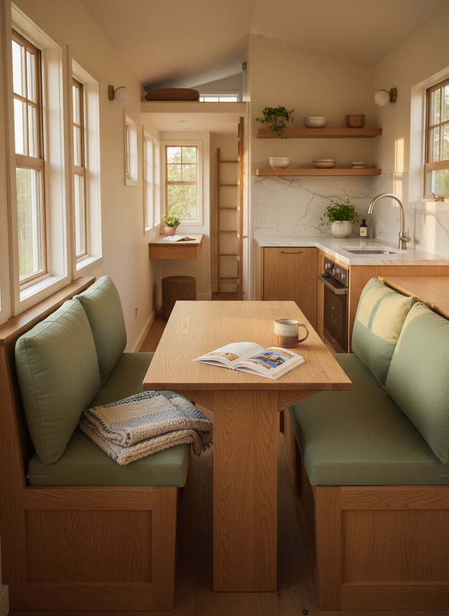 Convertible Dining Nook Setup