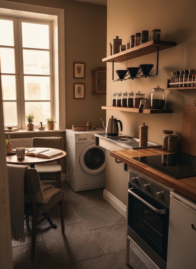 Floating Shelf Espresso Spot