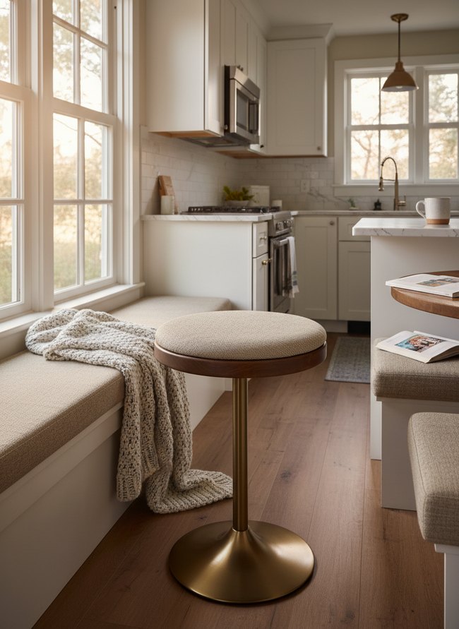 Space-Saving Pedestal Seat