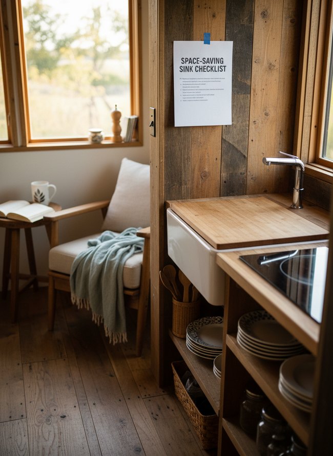 Space-Saving Sink Checklist