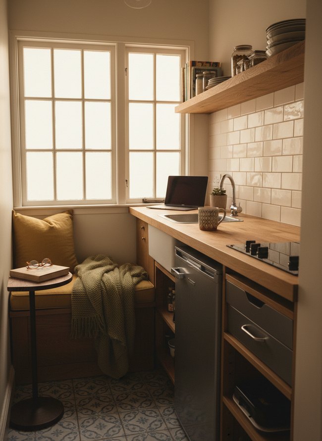 Floating Shelf Workspace