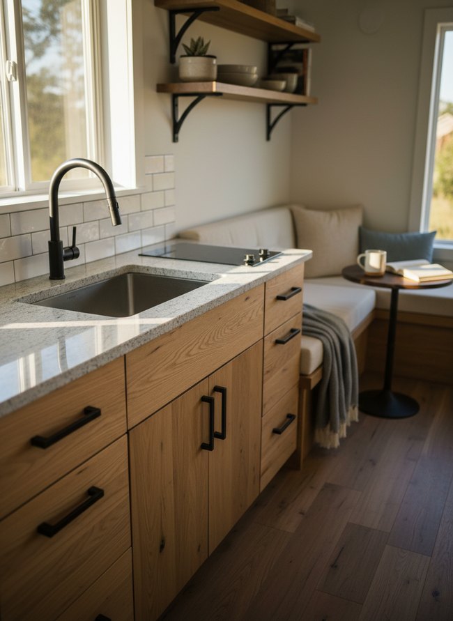 Matte Black Metal Fixtures