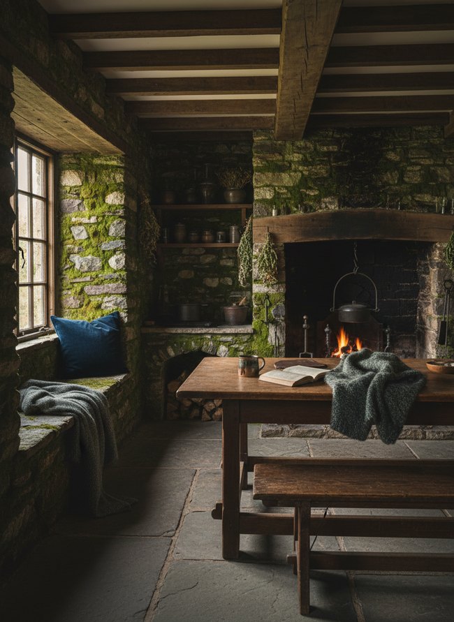 Mossy Stone Cottage Kitchen