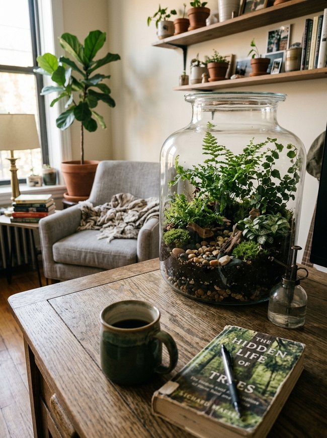 Desktop Terrarium Ecosystem