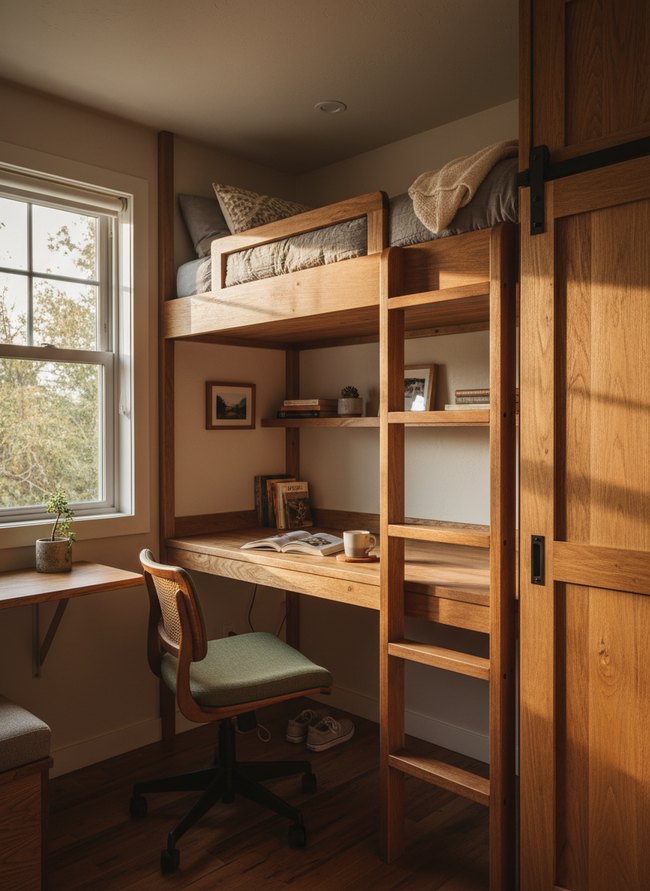 Integrated Desk Bunk