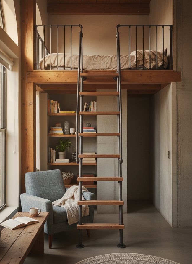Industrial Pipe Ladder