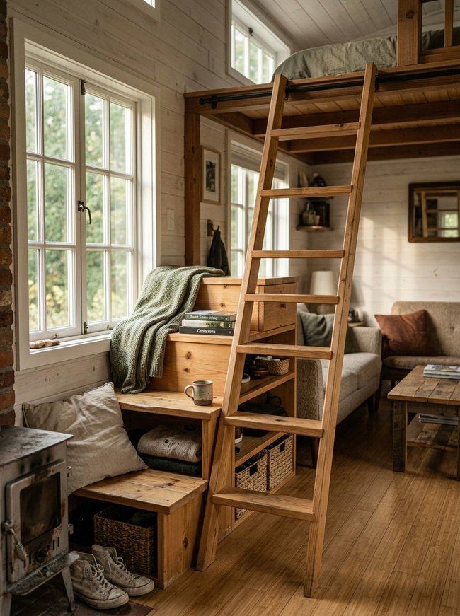 Loft Ladder Stair Wash