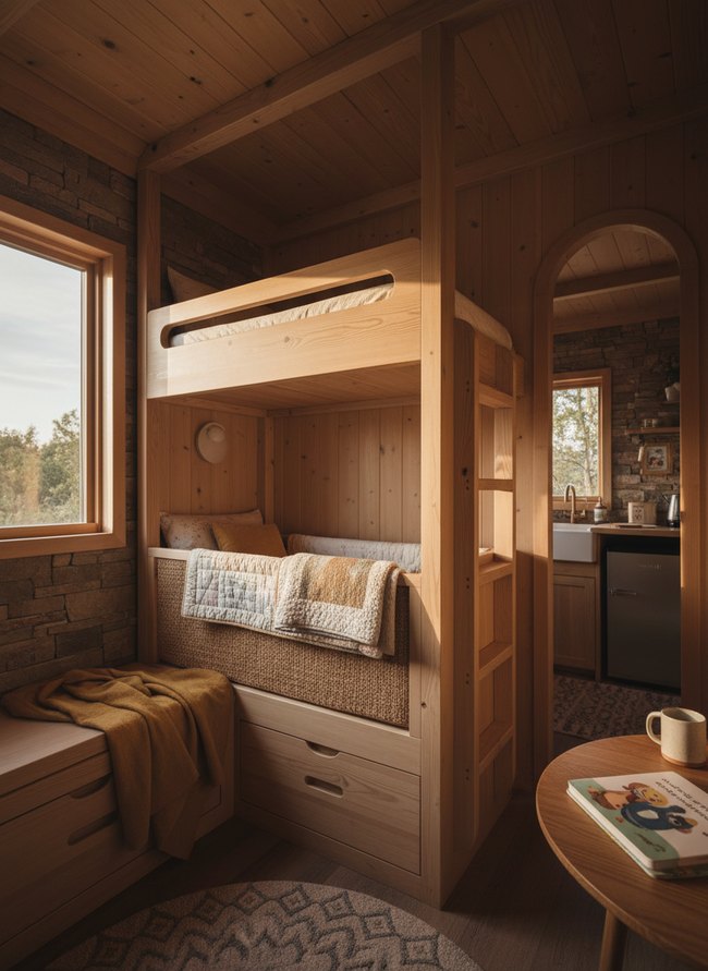Built-In Bunk Nursery
