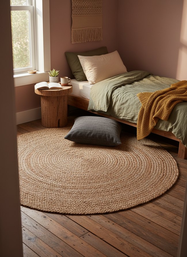 Bohemian Jute Round Rug