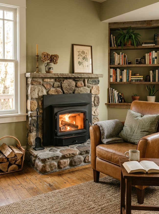 Compact Fireplace Insert