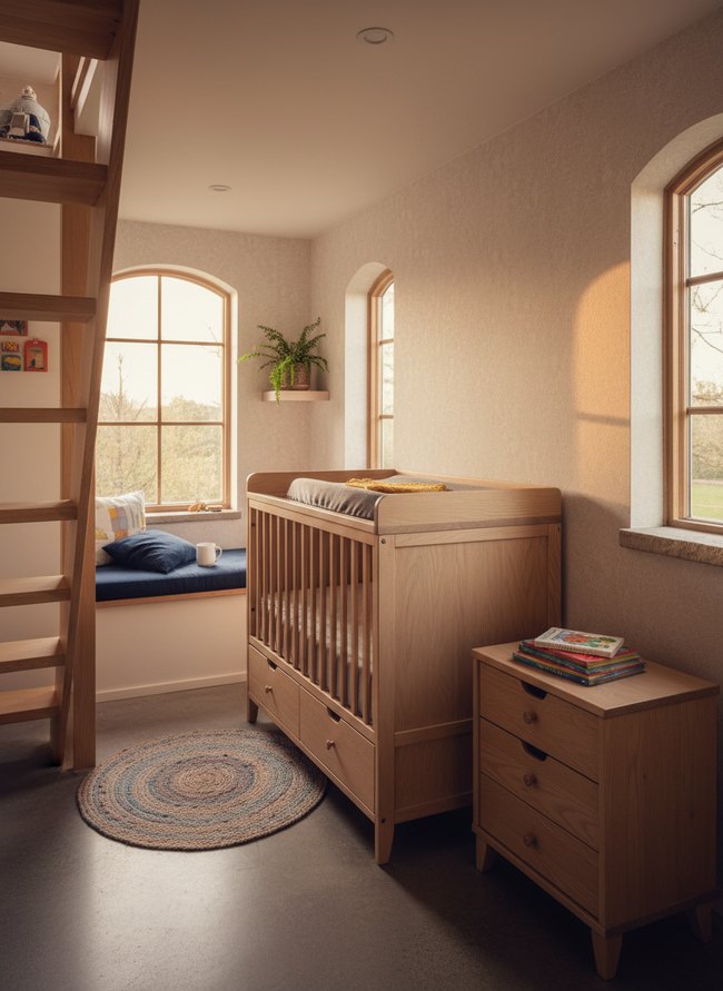 Multifunctional Changing Crib