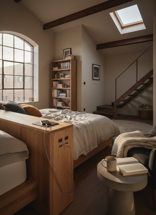 Integrated Headboard Charger