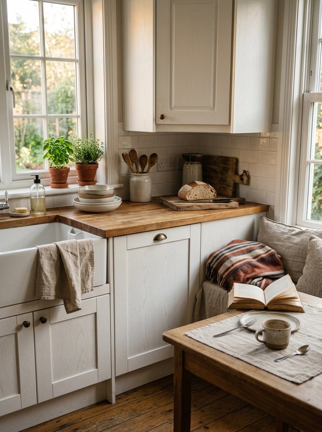 Fresh Linen Kitchen Refresh