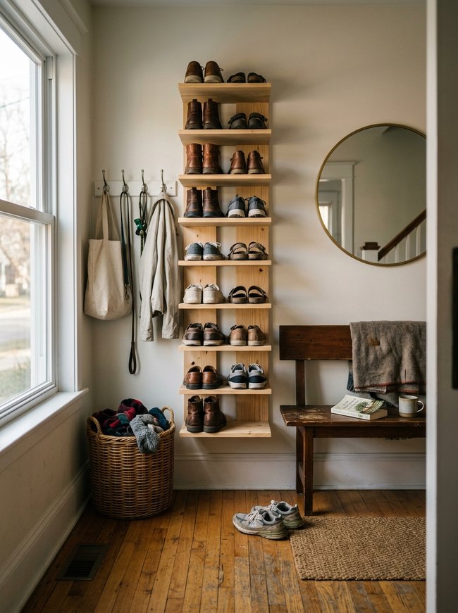 Vertical Shoe Rack Solution