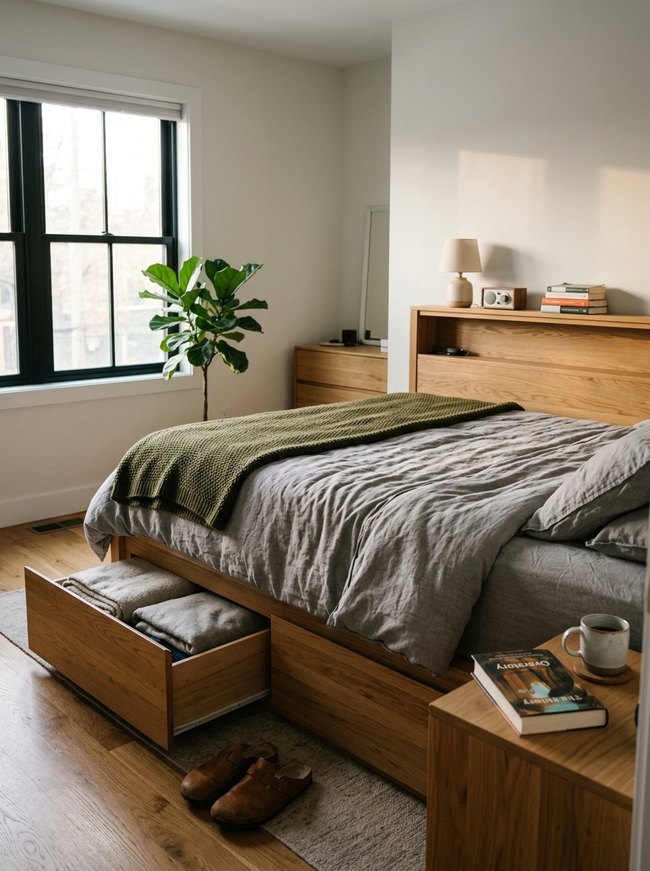 Space-Saving Storage Bedspread