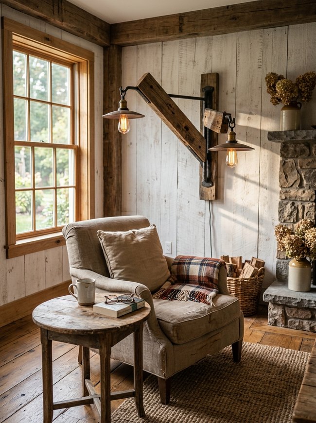 Rustic Barnhouse Pivoting Fixture
