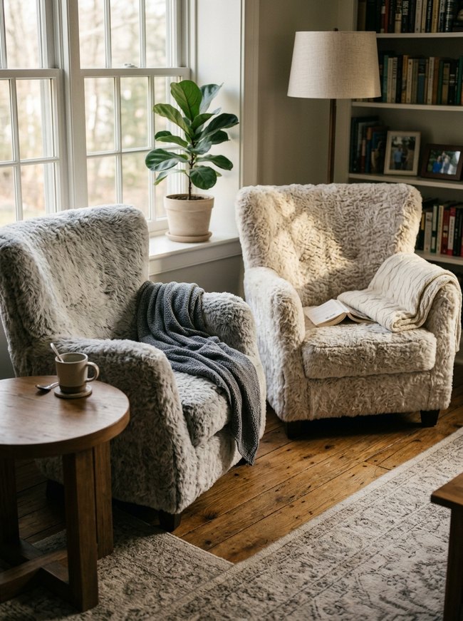 Plush Faux Fur Duo