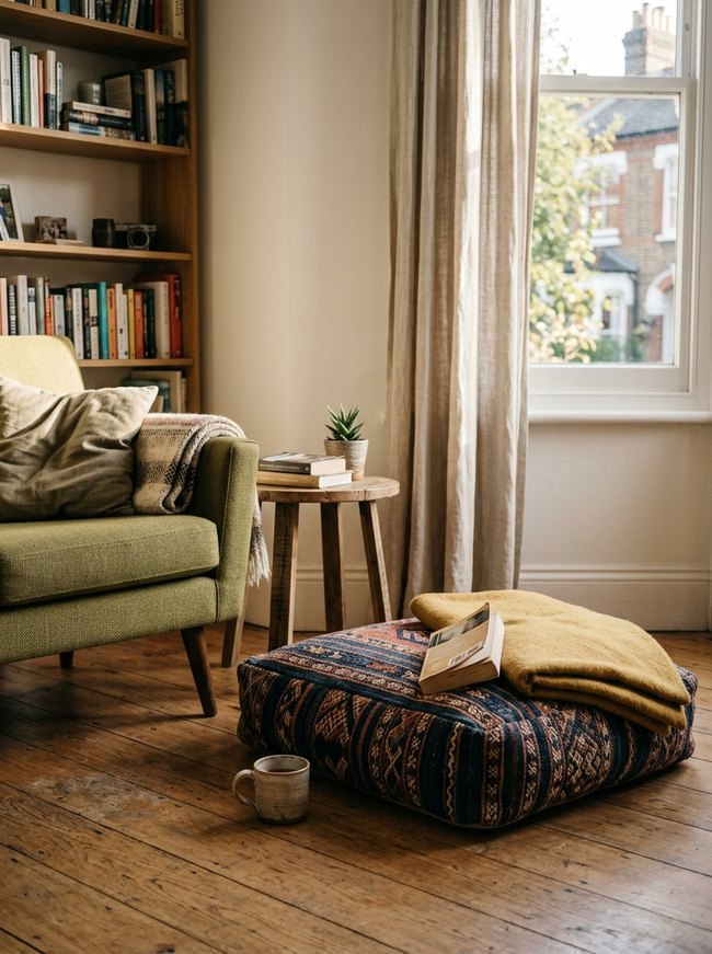 Global Patterned Floor Cushion