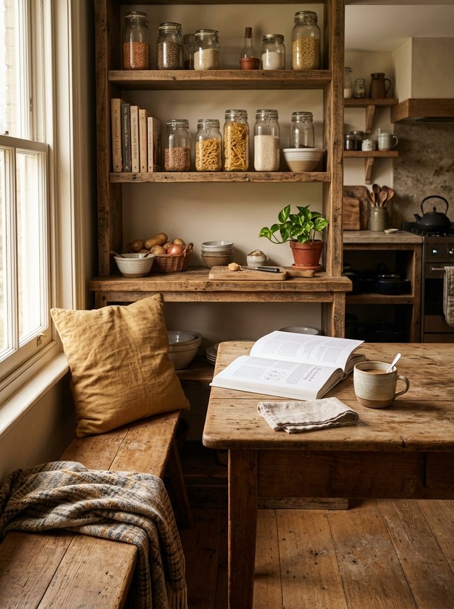 Aged Wood Pantry Style