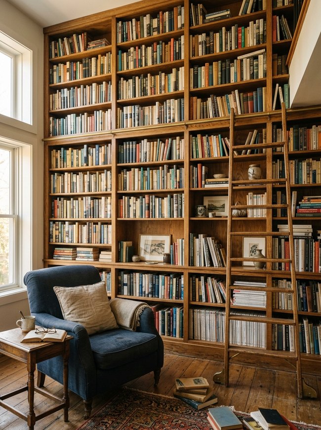Floor To Ceiling Bookshelf