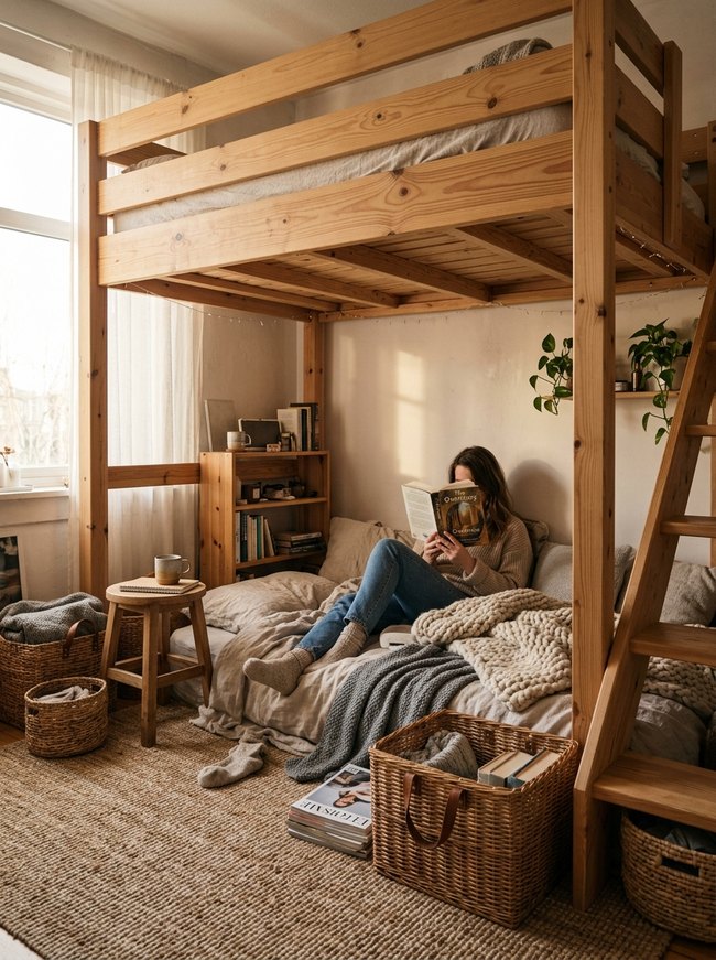 Woven Basket Cozy Hideaway